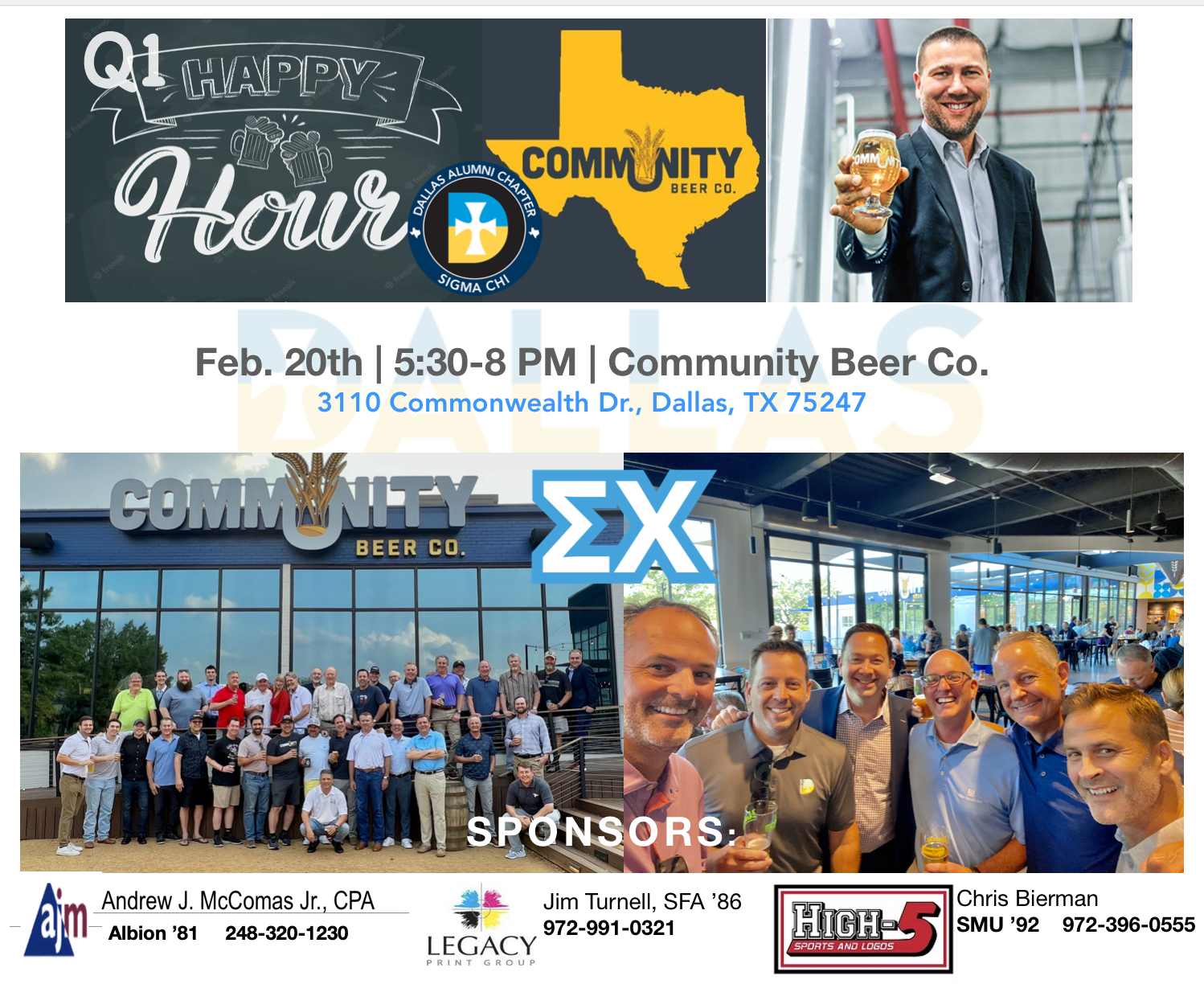 february 2025 happy hour community beer